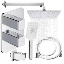 Bateria Podtynkowa Z Termostatem Omnires Zestaw Podtynkowy Chrom