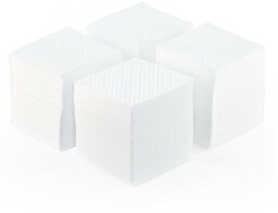 Perforowane waciki bezpyłowe do paznokci AlleMed 5x5 cm