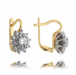 Złote kolczyki PB83K