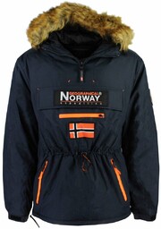 Markowa kurtka Geographical Norway model Axpedition-WT1072H kolor Niebieski.