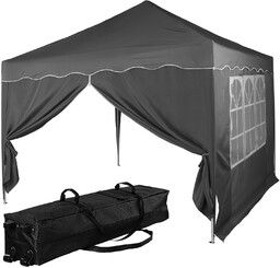 EKSPRESOWY SZARY PAWILON OGRODOWY 3x3 M + 2