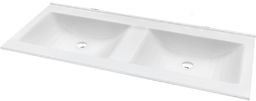Vayer Citizen Aries 120x51cm umywalka podwójna blatowa