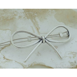 KOKARDKA - SREBRNA SPINKA DO WŁOSÓW