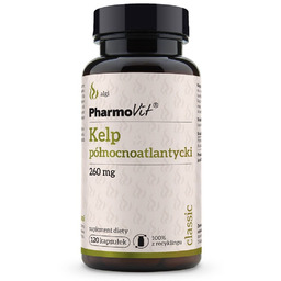 PHARMOVIT Kelp pólnocnoatlantycki suplement diety 120 kapsułek