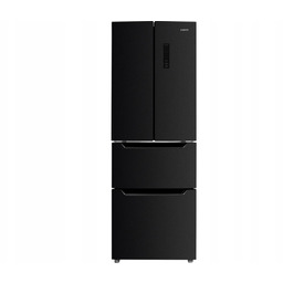 Lodówka MPM-351-SBF-18 D No Frost 185.5cm Czarny Inox