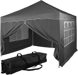 EKSPRESOWY SZARY PAWILON OGRODOWY 3x3 M + 4