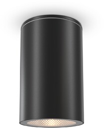 ROLL lampa sufitowa tuba czarna H10cm fi6.5cm 50W