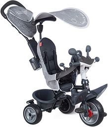 Smoby - Rower trójkołowy dla niemowląt plus szary