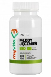 Młody Jęczmień BIO, Tabletki, Myvita