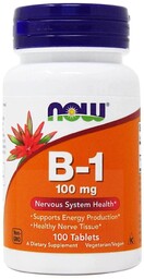 Witamina B1 - Vitamin B-1 Thiamine, Now Foods,