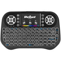 Mini klawiatura bezprzewodowa SMART TV LED USB 2.4