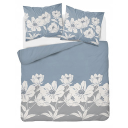 Pościel Flanela 220x200 100% Bawełna Detexpol 4948A Kwiaty