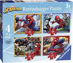 Ravensburger Marvel Spiderman puzzle 10 cm, pudełko (12,