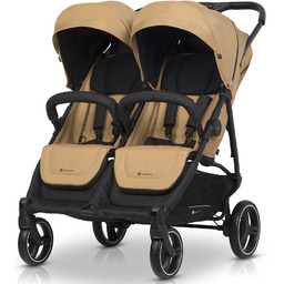 Wózek Bliźniaczy Dziecięcy Euro Cart Doblo Folia kol.