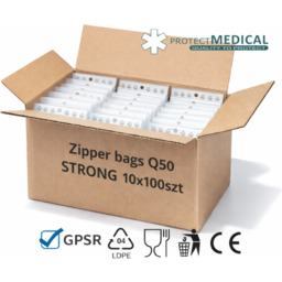 Woreczki strunowe 230x320 Q50 STRONG 1000szt