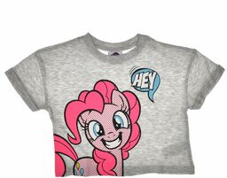 Krótki T-shirt dziecięcy My Little Pony szary