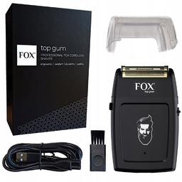Fox Top Gum, profesjonalna golarka do włosów, akumulator