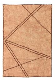 Villa Collection SCANDI Dywan 140x200 cm Brązowy