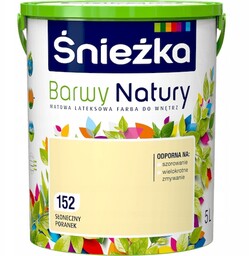 Farba do ścian Barwy Natury 5l 152 Słoneczny