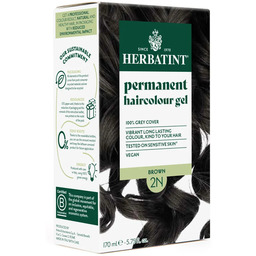 Herbatint Trwała Ziołowa farba do włosów 2N Brązowy