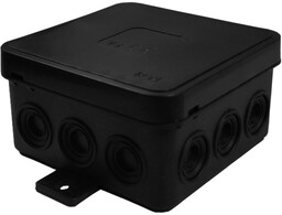 035-05 Puszka natynkowa 12-wlotowa wym/zew 75x75x41 mm IP54