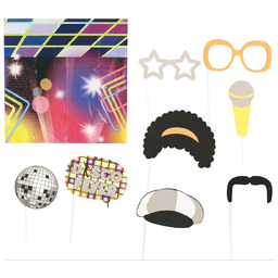 Foto rekwizyty Disco z tłem - 6 szt.