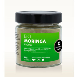 BIO Moringa Churna Superfoods 80g Cosmoveda (nowe szklane