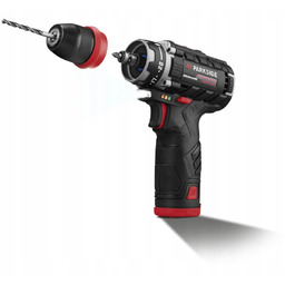 Parkside Performance Akumulatorowa wiertarko-wkrętarka 12V +2 aku etui