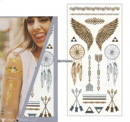 TATUAŻ METALICZNY FLASH TATTOO SKRZYDŁA