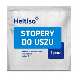 HELTISO Jednorazowe stopery do uszu, 1 para
