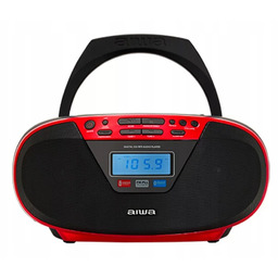 Radioodtwarzacz Boombox przenośny Aiwa BBTU-400RD Bluetooth LCD MP3
