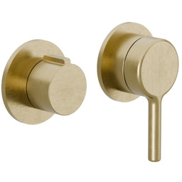 Excellent Pi bateria wannowo-prysznicowa podtynkowa, 2 funkcyjna złoto