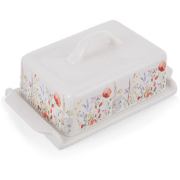 Maselniczka porcelanowa biała MAKI