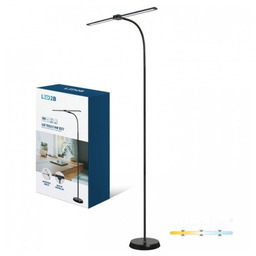 Lampka podłogowa TEILO 2 14W 3CCT czarna