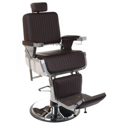 Fotel Barberski Lumber Bh-31823 Brązowy