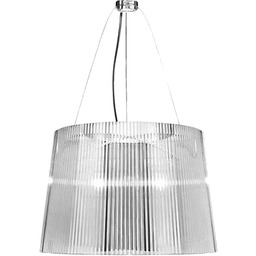 Kartell Gè, lampy wiszące, przezroczyste