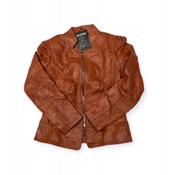 Skórzana kurtka damska ramoneska Real Leather S