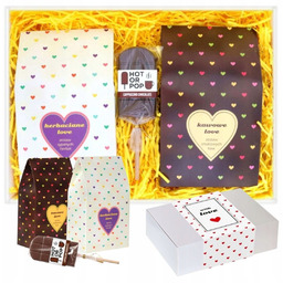 Zestaw prezentowy upominkowy ''LOVE BOX'' - kawy, herbaty,