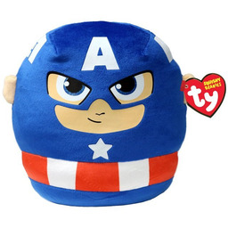 Maskotka Ty Squishy Beanies Marvel Captain America 22cm