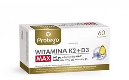 Protego Witamina K2+D3 Max, 60 kapsułek