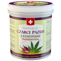 SwissMedicus, czarci pazur z konopiami, 500 ml