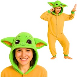 Piżama Onesie Kigurumi Kostium Star Wars Baby Yoda