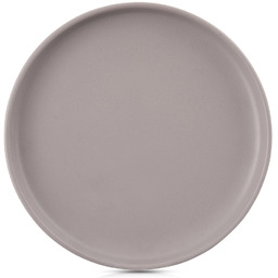 Talerz obiadowy płytki ceramiczny szary SKANDI 26,5 cm