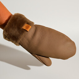 Rękawiczki damskie skórzane z jednym palcem