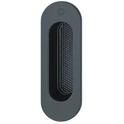 Uchwyt wpuszczany typu muszla 422, kolor czarny F9714M