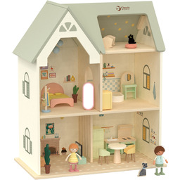 CLASSIC WORLD Wielki Drewniany Domek Przytulny Zakątek