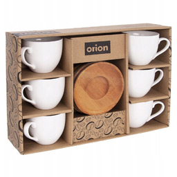 6x Filiżanki Do Kawy Espresso porcelanowe zestaw komplet