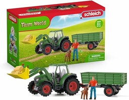 schleich 42608 Traktor z przyczepą, od 3 lat,