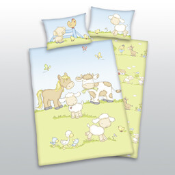 Herding Pościel bawełniana 100x135 Farma Krówka 7551 Konik