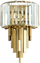 Lyon Half Elegancka Lampa Ścienna, Kolor Miedzi 38